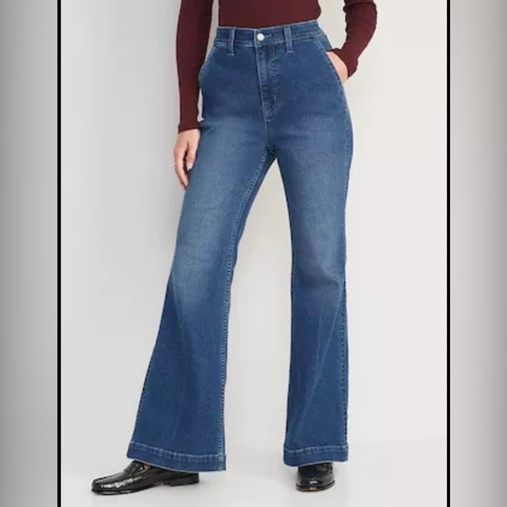 Old Navy High Rise Flare Trouser Jeans
